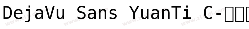 DejaVu Sans YuanTi C字体转换